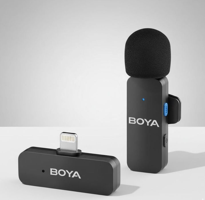 Петличний мікрофон для IPhone Boya бездротовий петличка микрофон айфон