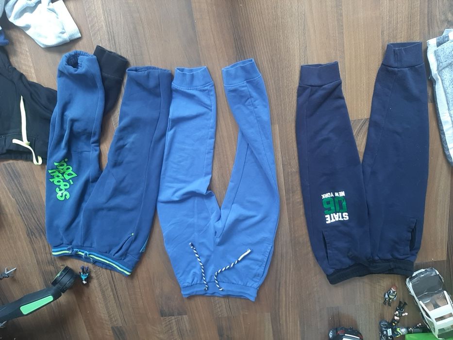 Zestaw dla chłopca adidas nike Messi bezrękawnik bluza spodnie dresowe