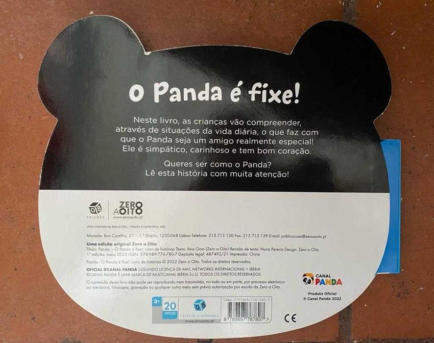 Livro de Histórias O Panda é Fixe!