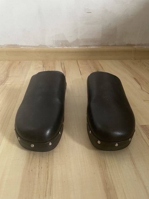 Chodaki drewniaki clogs czarne Next NEW