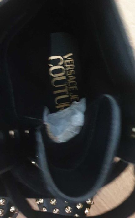 Kozaki Versace Jeans Couture skóra naturalne oryginalne