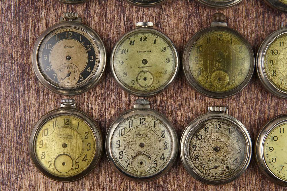 Zegarek kieszonkowy Ingraham WW2 lata 20' dewizka vintage retro