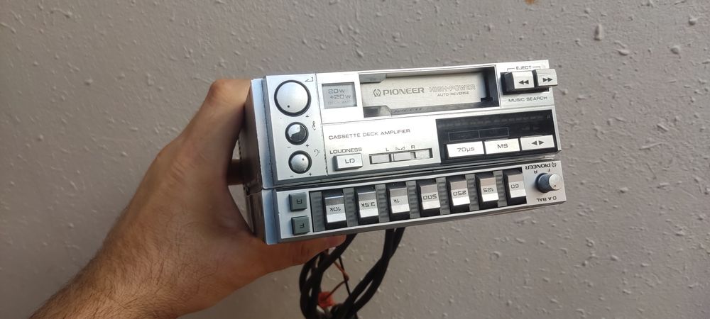 radio  unikatowe Pioneer KX-E40  z equalizerem EQ-E01 vintage