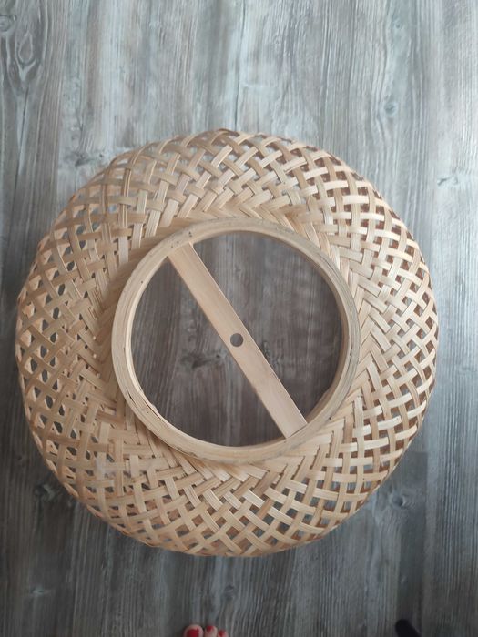 Dekoracja Boho - doniczka, lampa