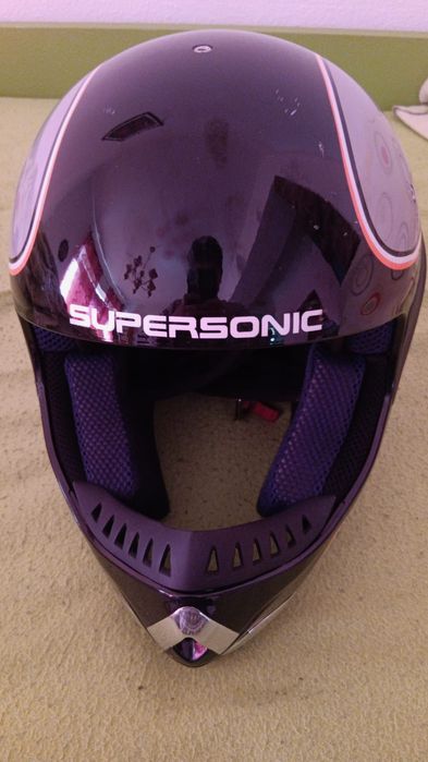 Capacete mota preto cms