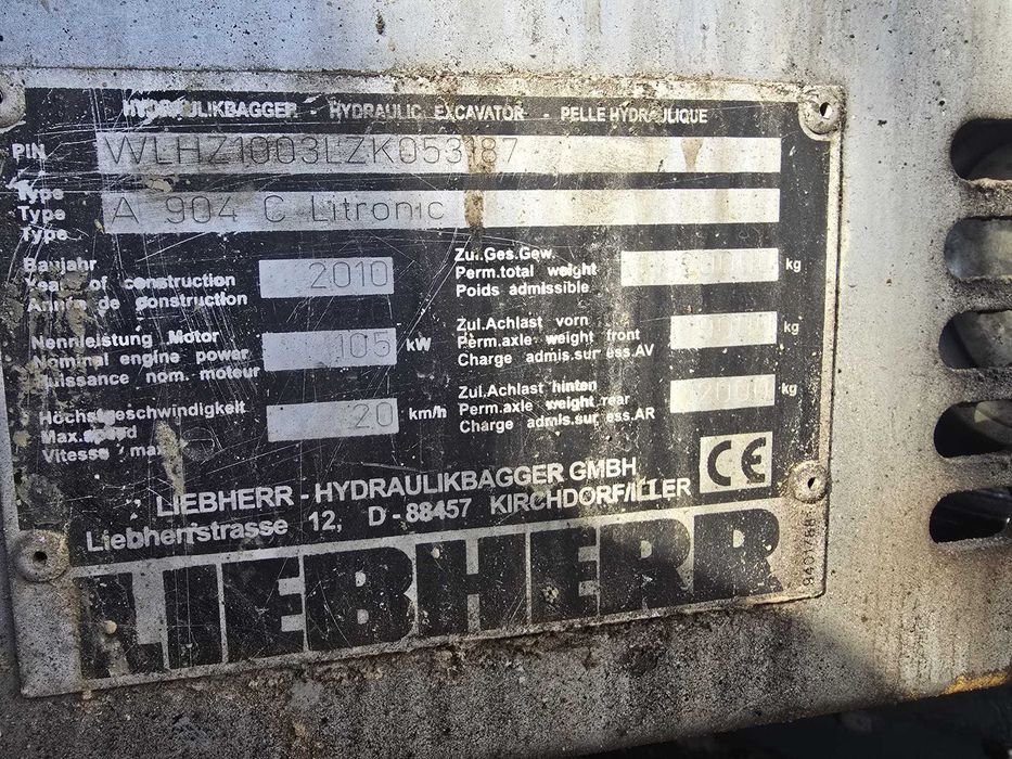 Koparka kołowa Liebherr A 904