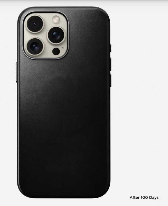 Capa em couro NOMAD Horween para iPhone 16 Pro Max – Nova