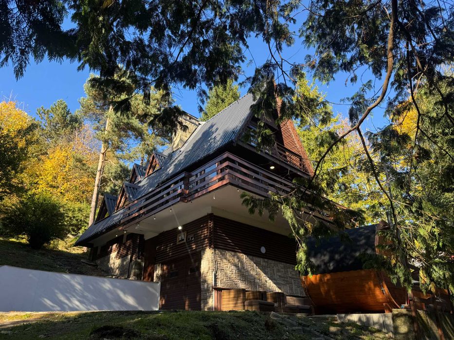 Zanurz się w zieleni – domek dla 12 osób z sauną i balią