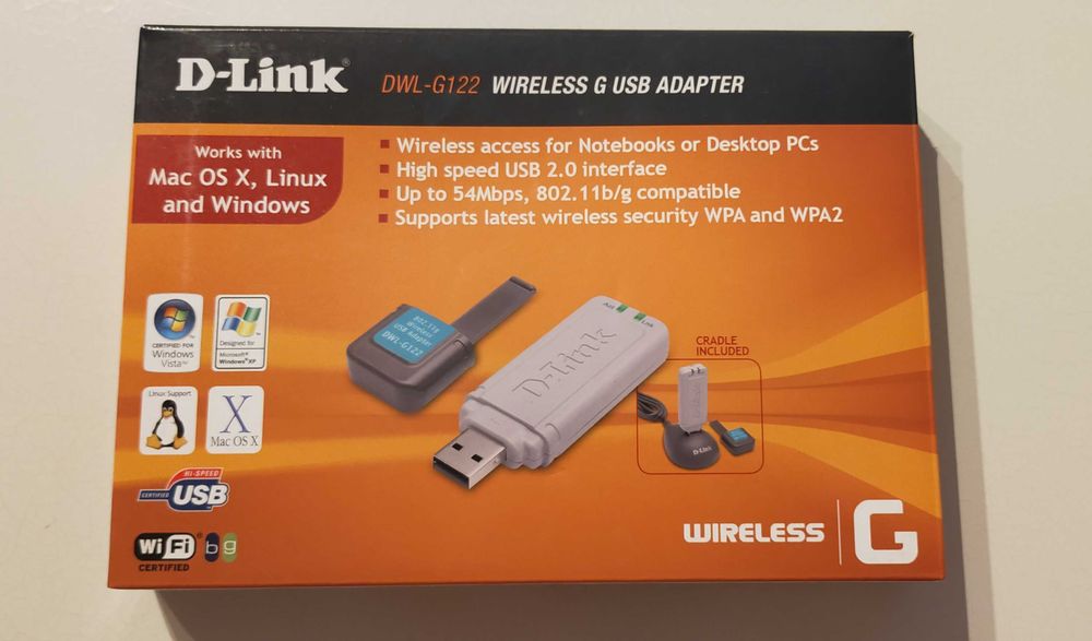 2 Omni-directional Indoor Table Antennas and 1 D-Link Adapter64283896541185123