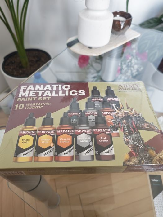 Farby do modeli, fanatic metalics paint setset