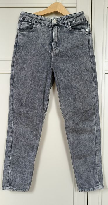 Spodnie jeansowe Zara szare boyfriend 134 Nowe bez metki 
Z regulacją w pasie