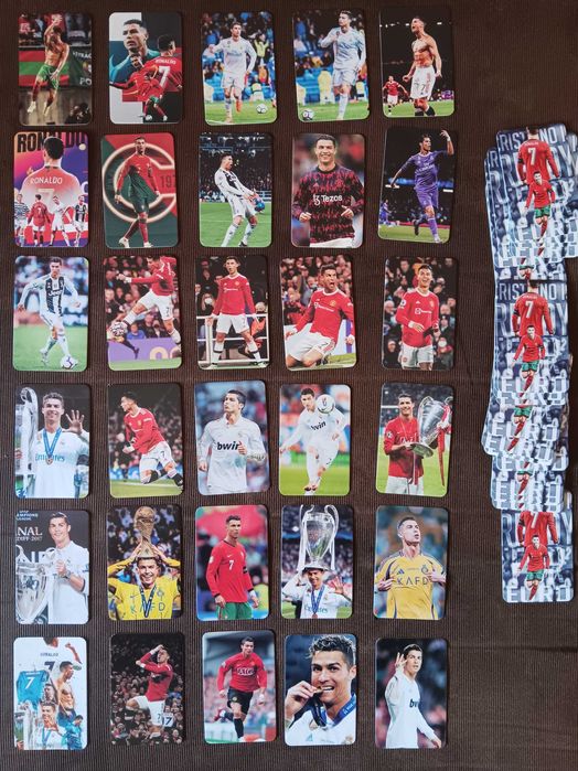Ronaldo 60 cartas e 32 autocolantes
