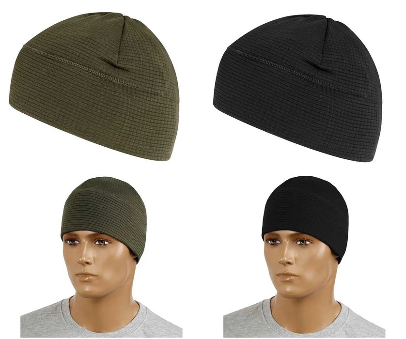 Mil-Tec шапка флісова підшоломник Quick Dry (чорна/оливкова)