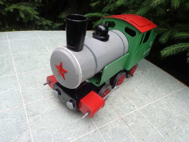 Детская машина. Паровоз дутыш. СССР.