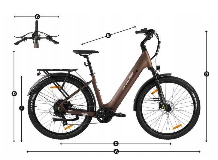 Rower elektryczny TTGO Z3 48V 15Ah