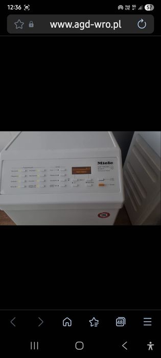 Pralka Miele W647F , stan bardzo dobry