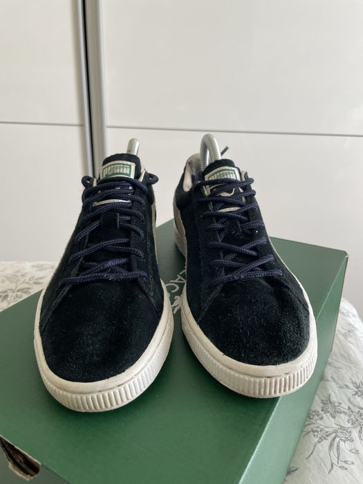 Puma Suede sneakersy skorzane nubuk czarne 38 adidasy trampki tenisowki