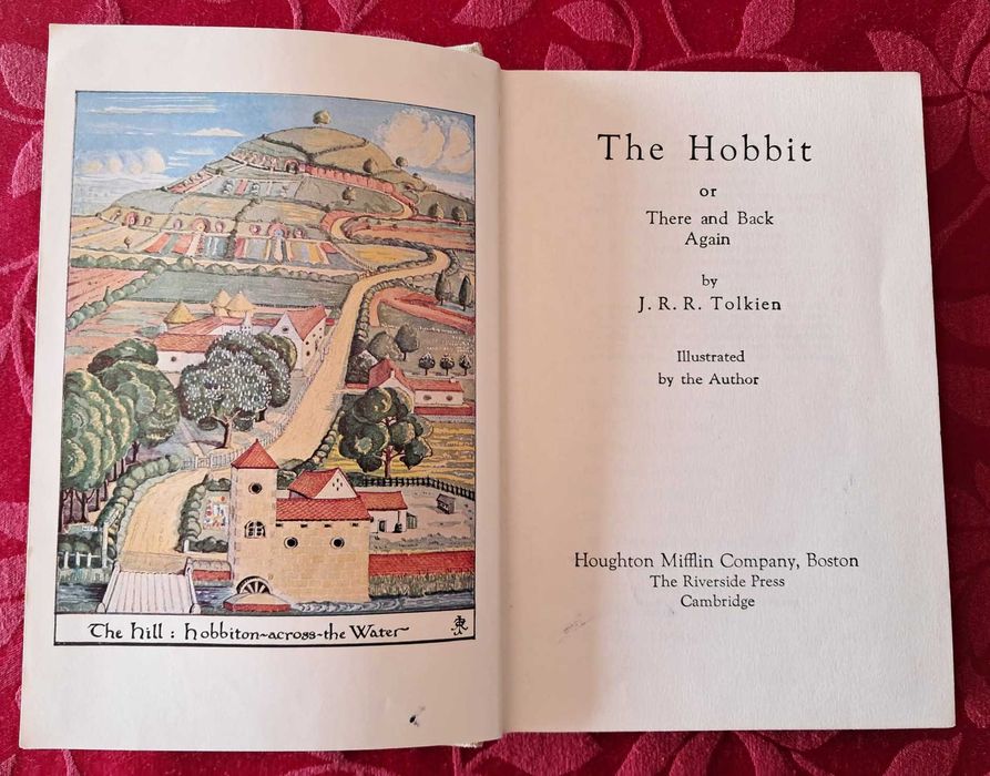 J R R Tolkien - The Hobbit 1959 – 2.ª edição / 11.ª impressão – Houghton Mifflin – USA edition - Ilustrado pelo autor