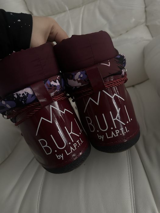 Moon boot луноходи снігоходи 38 бургунді 37  buki lapti