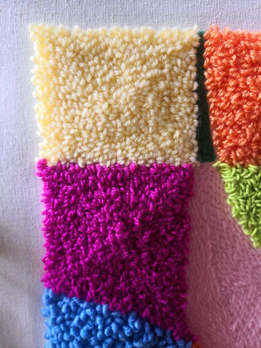 ręcznie tkany obraz