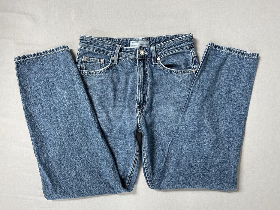 Barshka 90” Wide luźne szerokie jeansy rozm. 36