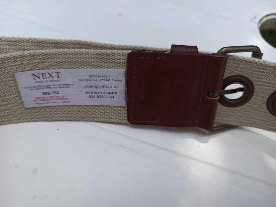 pasek NEXT stan bdb parciany