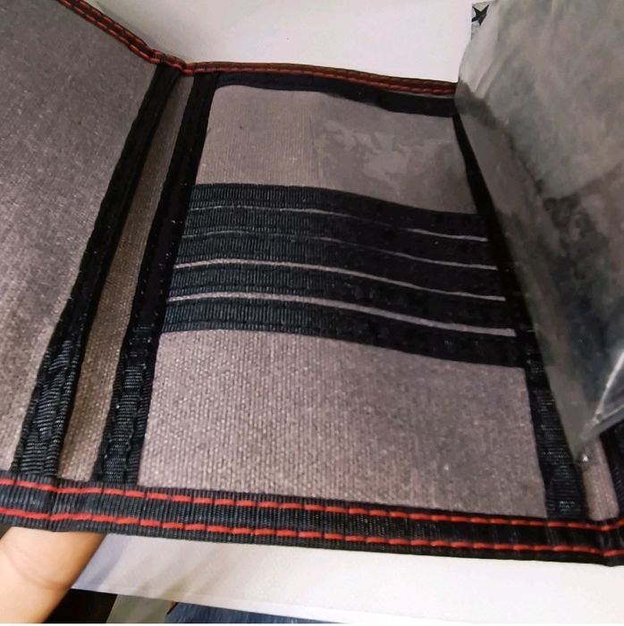 Carteira Coca‑Cola Vintage 1992 OK Hockey Goalie Fecho Velcro Nova OS