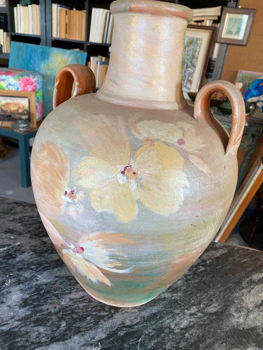 Bilha de Barro pintada à mão