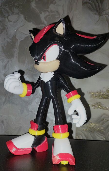 Фігурка Shadow Sonic Шедоу Шэдоу Сонік Соник іграшка персонаж Sonic the Hedgehog 3D друк 3D печать