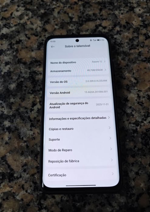 Xiaomi 12 256GB como novo