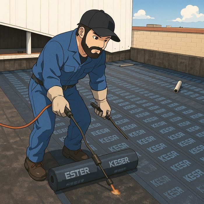 Impermeabilização | Tela Asfáltica | Membrana | Terraço | Obras