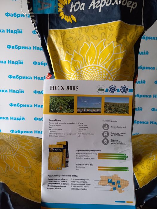 Насіння соняшника НСХ 8005 під гранстар 50г