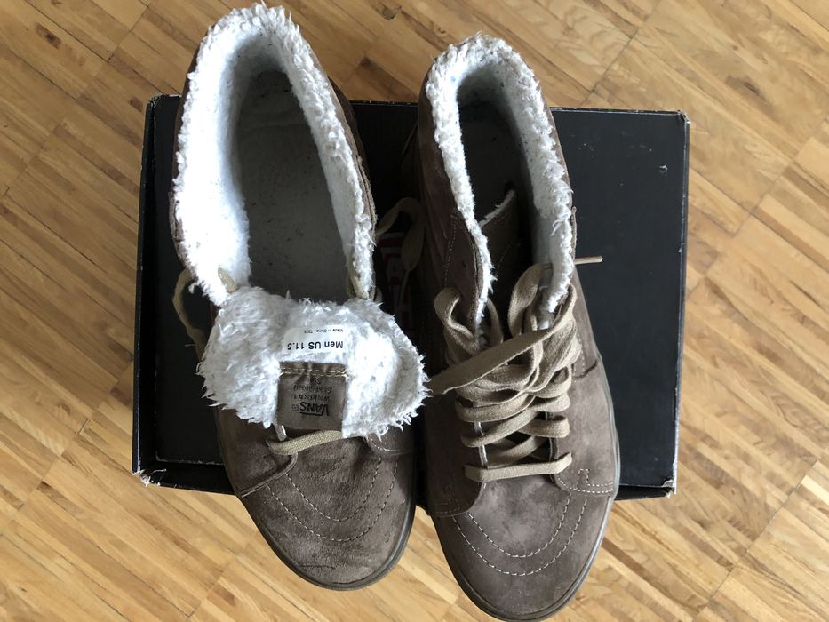 Vans sneakersy męskie zimowe z kożuszkiem rozmiar 45