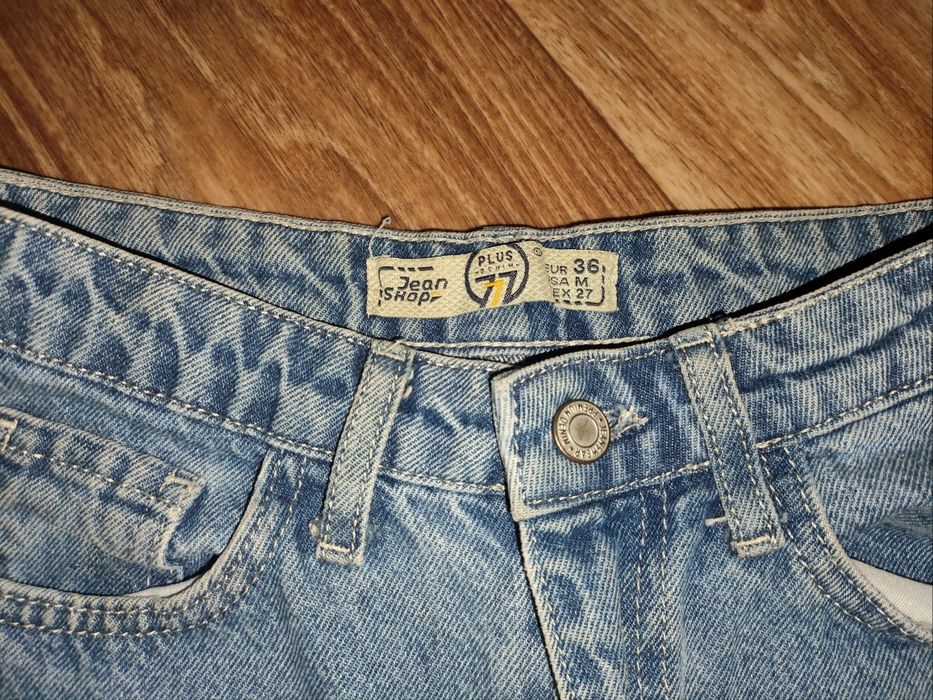 Джинсова спідниця міді Jean Shop