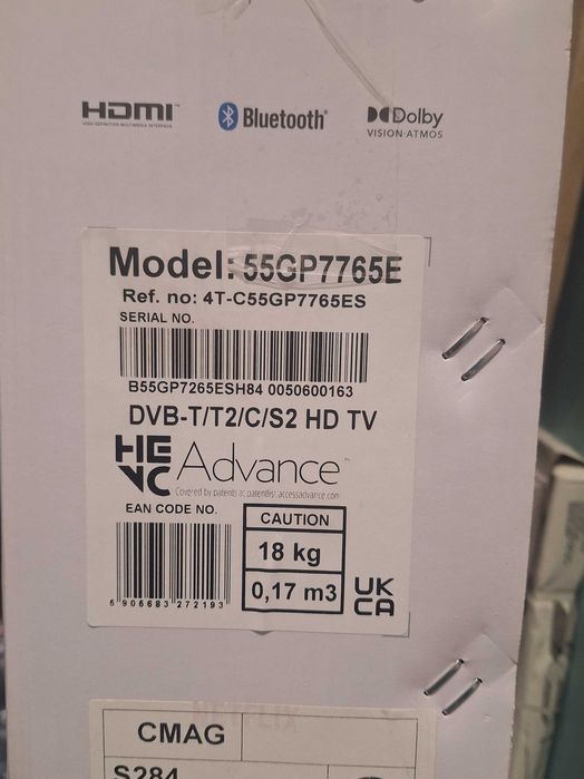 sprzedam telewizor Sharp 55" uszkodzony