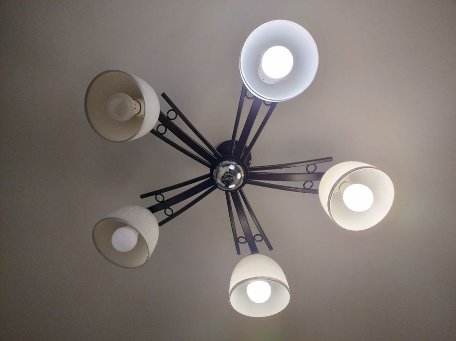 Żyrandol lampa 5 żarówek
