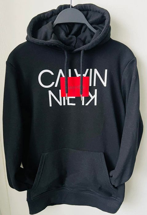 Buza  męska   CALVIN KLEIN  oryginalna S/M czarna z kapturem