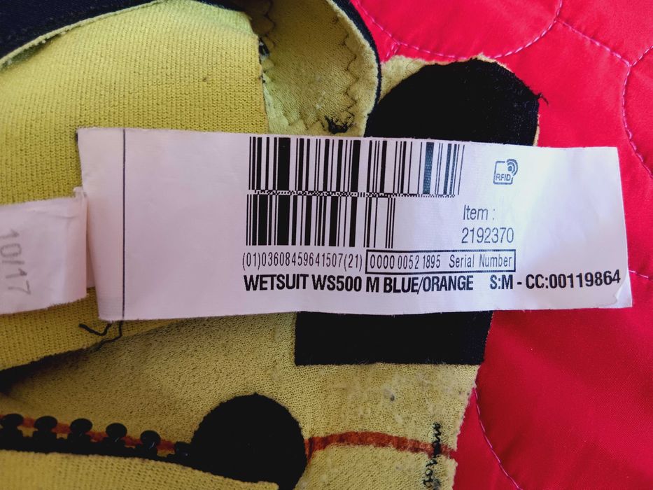 Fato de Neoprene Integral de Criança para Vela