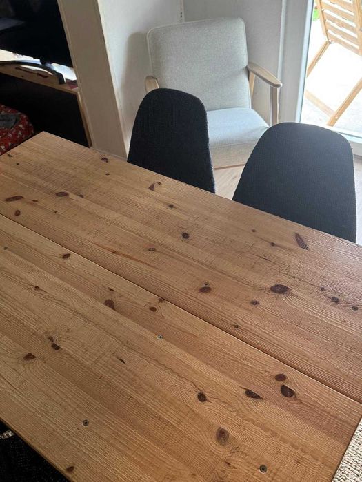** promoção - Mesa madeira maciça (como nova)