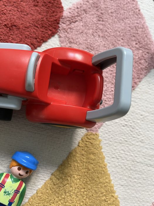 Playmobil traktor z przyczepą
