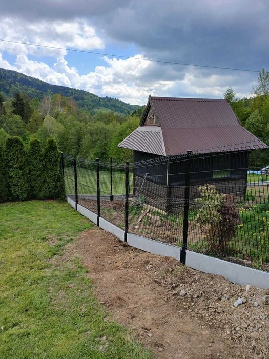 Kompletne ogrodzenie panelowe 203 fi4 z podmurówką - 77zł/mb