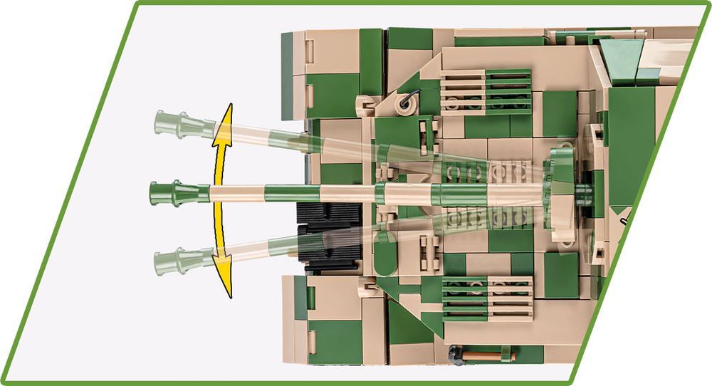 Klocki Cobi 2583 Czołg Sd.kfz.184 Ferdinand Wojskowy 1 Figurka 1268 El