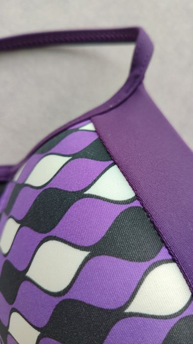 Fioletowy usztywniany stanik 75 B Verano góra stroju kąpielowego S