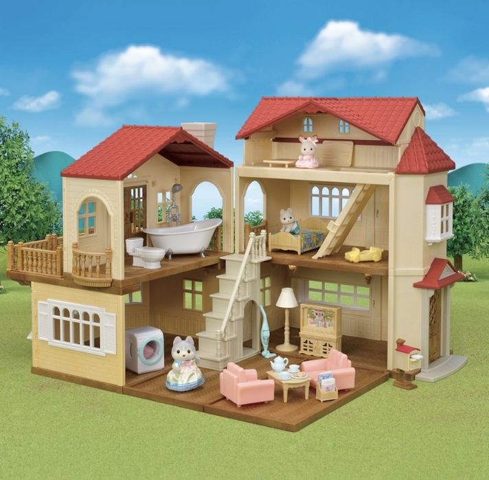 Будинок red roof  світло сільвашки sylvanian families calico critters