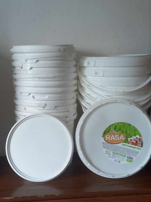 Вёдра ,пластиковые  пищевые . 5 литров.