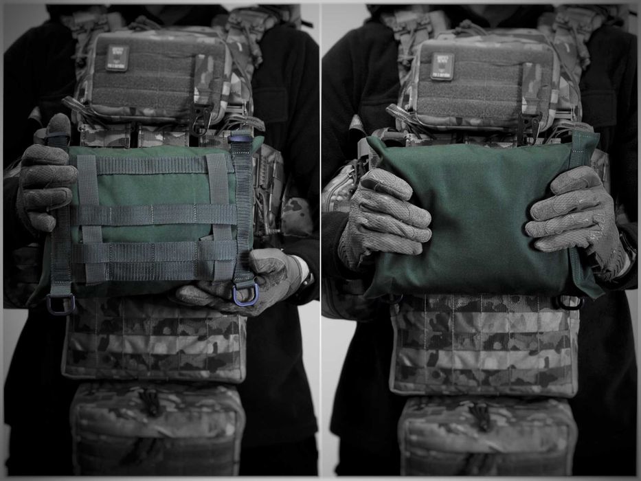 Ноші евакуаційні безкаркасні тактичні м'які. Носилки військові складні