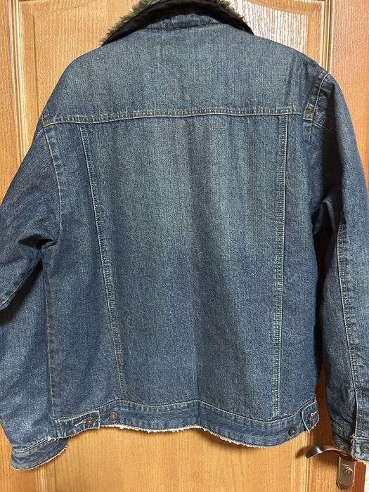 Мужская джинсовая куртка шерпа  DENIM CO