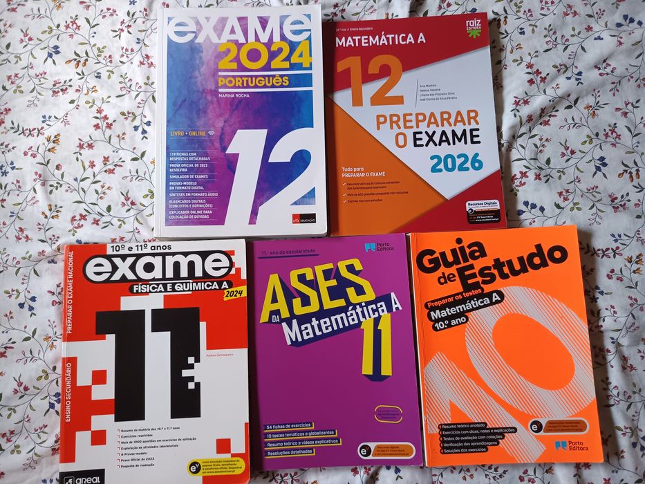 Livros de apoio ao ensino secundário