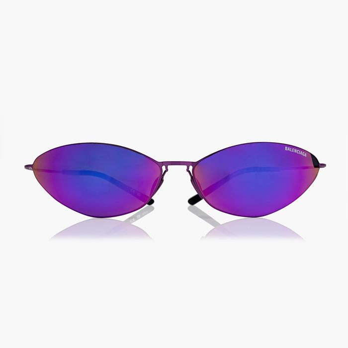Сонцезахисні окуляри Balenciaga з фіолетовий лінзами колекція 2025