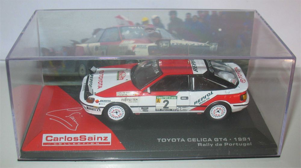 Altaya/Ixo - Toyota Celica GT-4 - Vencedor Rally de Portugal 1991 - Carlos Sainz